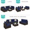 Best Choice Products 7-Piece Outdoor Modular Patio Conversation Furniture, Wicker Sectional Set